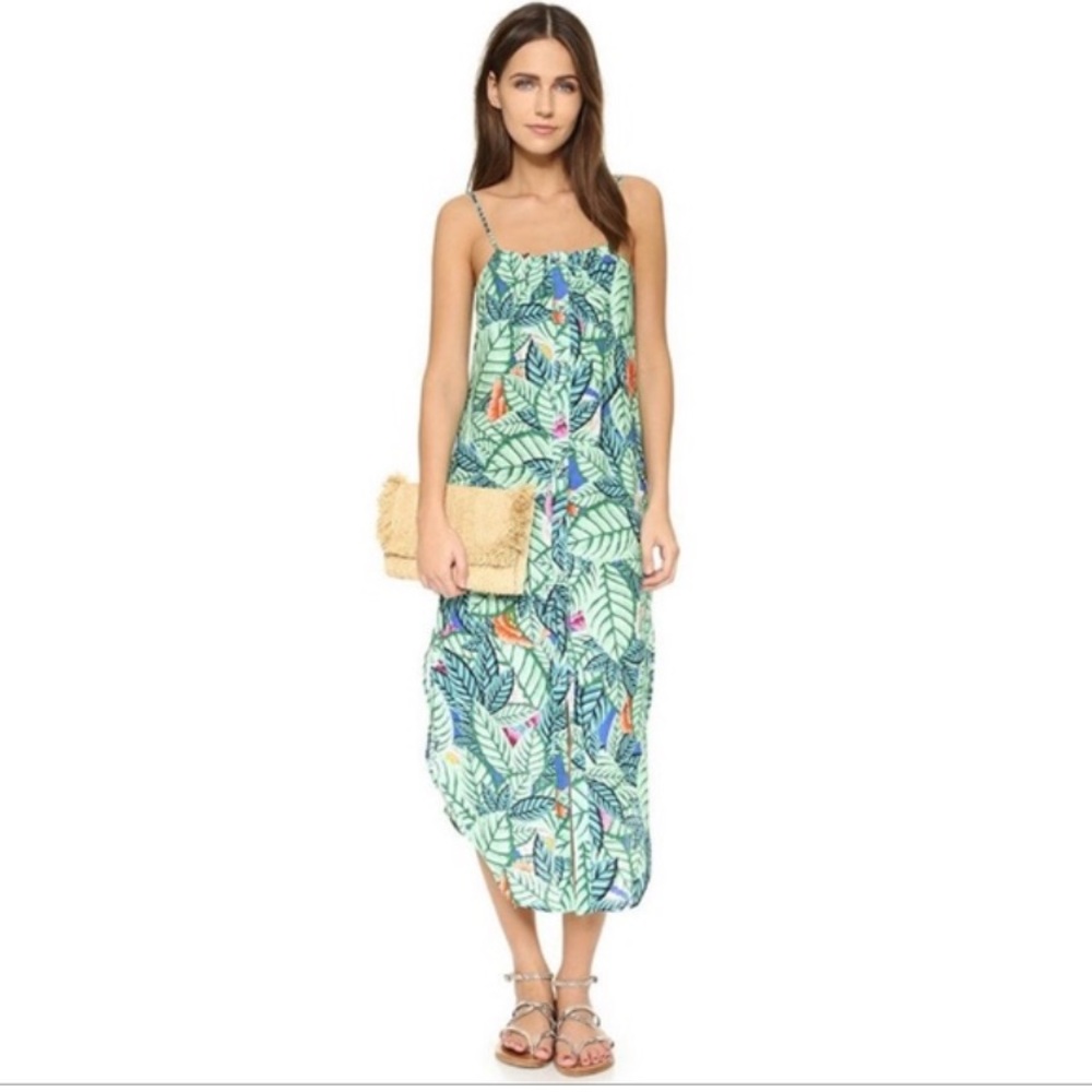 Mara Hoffman Tropical Button Down Dress